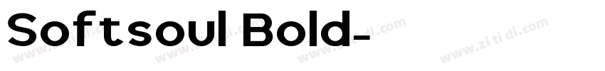 Softsoul Bold字体转换